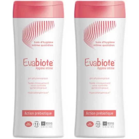 Evabiote Hygiène Intime Gel Lavant 2 x 250 ml