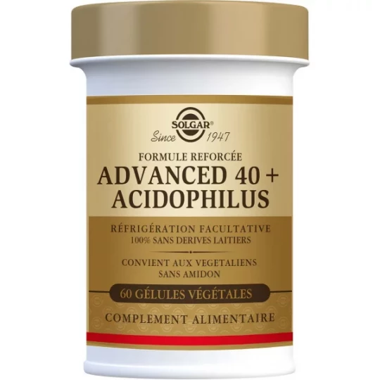 Solgar Advance 40+ Acidophilus Gélules x 60