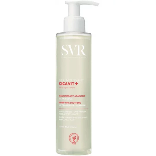 SVR Cicavit+ Gel Moussant Assainissant Apaisant 200 ml