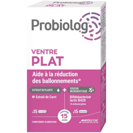 Probiolog Ventre Plat Gélules x 30