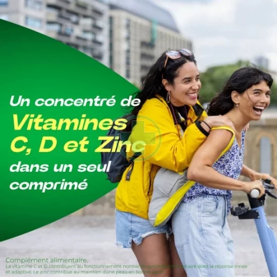 Berocca Immunité Flash Vitamine D, C, Zinc et Fer Comprimés Effervescents x 30 - image 4