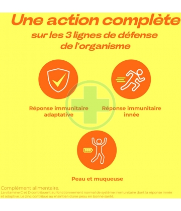 Berocca Immunité Flash Vitamine D, C, Zinc et Fer 30 comprimés effervescents
