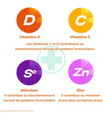 Berocca Immunité Flash Vitamine D, C, Zinc et Fer 30 comprimés effervescents