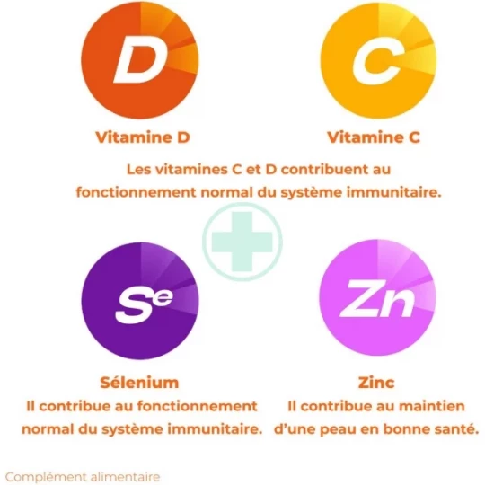 Berocca Immunité Flash Vitamine D, C, Zinc et Fer Comprimés Effervescents x 30 - image 8