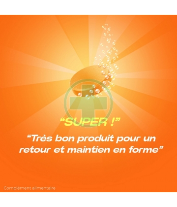 Berocca Immunité Flash Vitamine D, C, Zinc et Fer 30 comprimés effervescents
