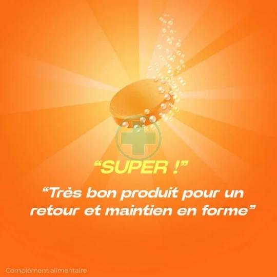 Berocca Immunité Flash Vitamine D, C, Zinc et Fer Comprimés Effervescents x 30 - image 13