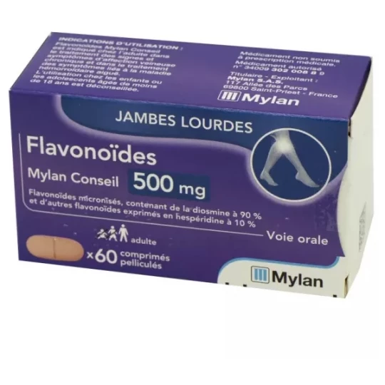 Flavonoïdes Mylan Viatris Conseil 500 mg Comprimés - image 2