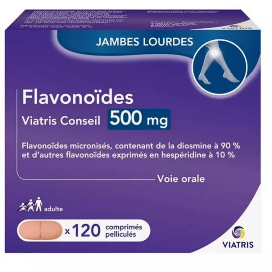 Flavonoïdes Mylan Viatris Conseil 500 mg Comprimés