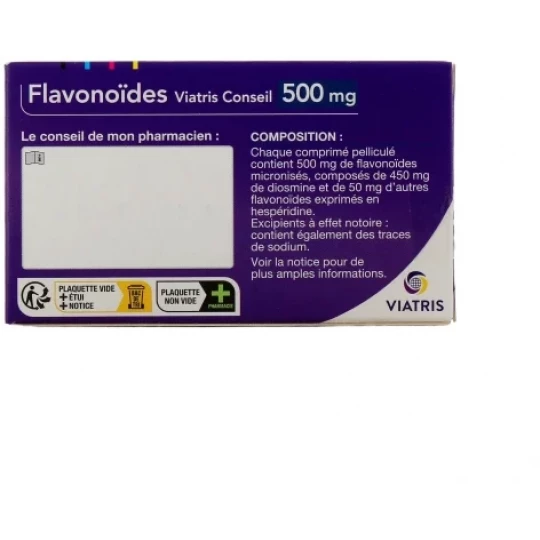 Flavonoïdes Viatris Conseil 500 mg Comprimés - image 3