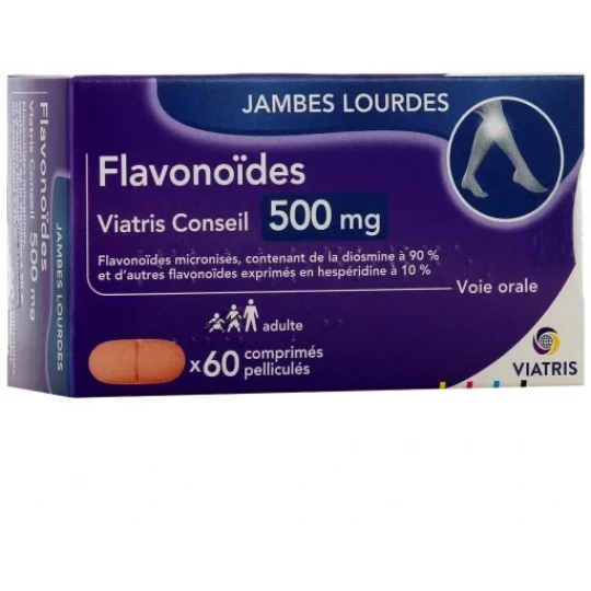 Flavonoïdes Viatris Conseil 500 mg Comprimés
