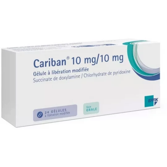 CARIBAN 10MG/10MG GELULE LM 24