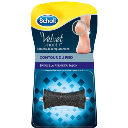 Scholl Velvet Smooth Contour Du Pied Rouleau de Remplacement