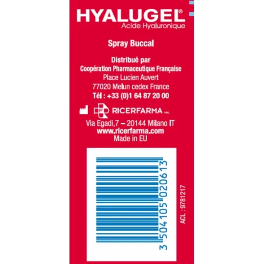 Hyalugel Spray Buccal 20 ml - image 3