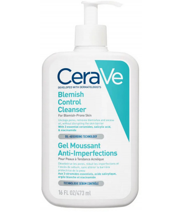 CeraVe Gel Moussant Imperfections Flacon Pompe