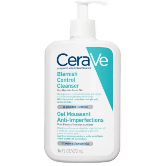 CeraVe Gel Moussant Imperfections Flacon Pompe
