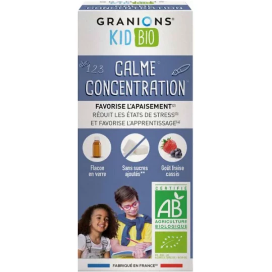 Granions Kid Bio Calme et Concentration 125 ml