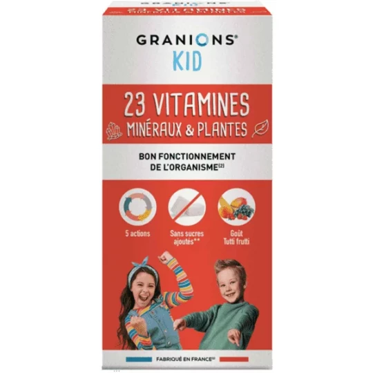 Granions Kid Bio 23 Vitamines et Plantes 125 ml