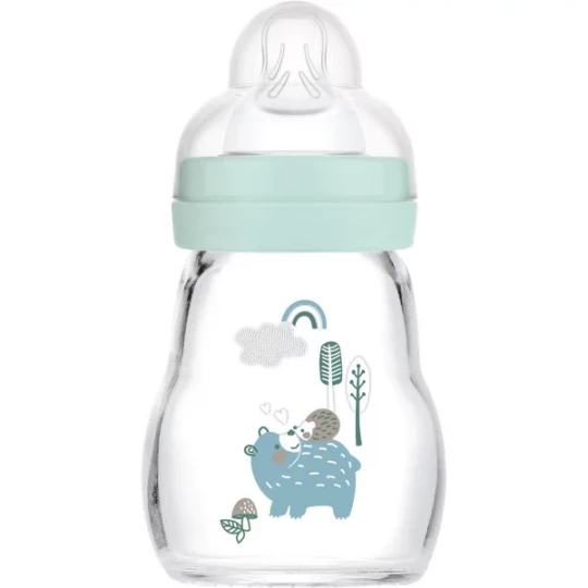MAM Biberon En Verre Bleu Débit 1 170 ml - image 2