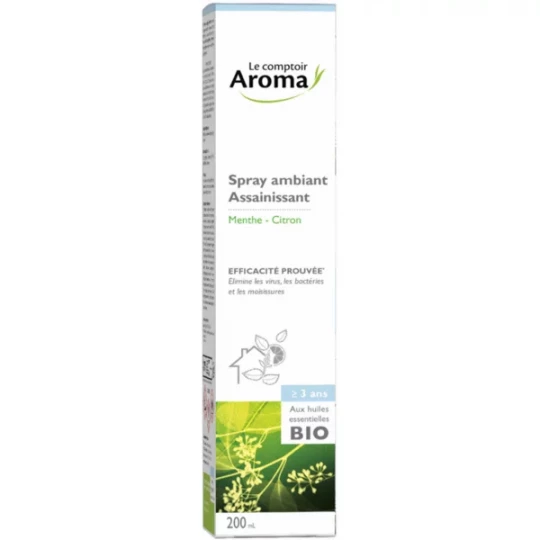 Le Comptoir Aroma Spray Ambiant Assainissant Menthe Citron 200 ml