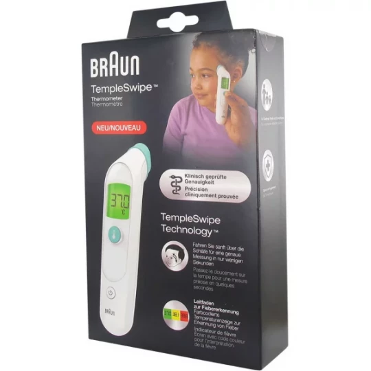Braun Thermomètre Temple Swipe BST200WE