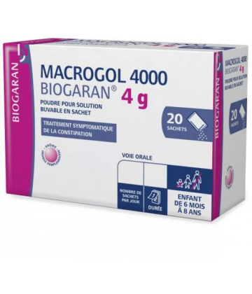 Biogaran Macrogol 4000 4 g Sachets x 20