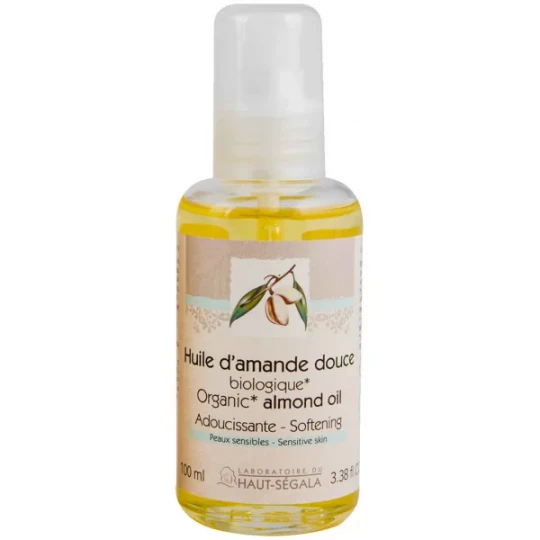 Laboratoire du Haut-Ségala Huile D'Amande Douce Certifiée Bio 100 ml