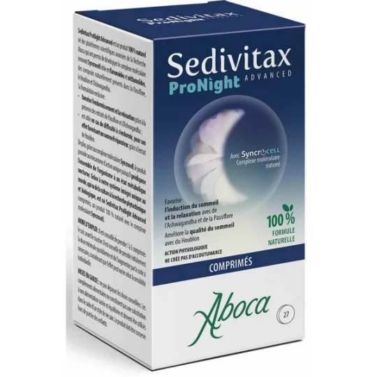 Aboca Sedivitax Pronight Advanced Comprimés x 27