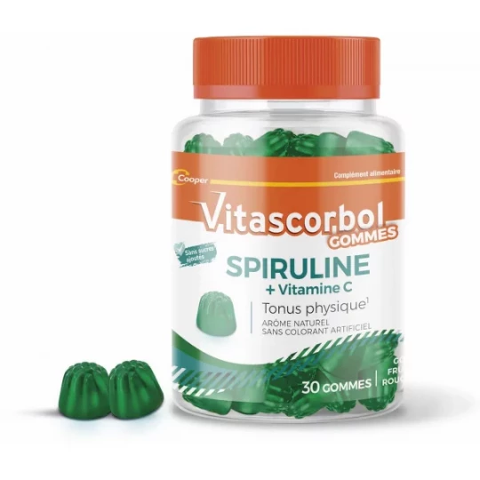 Vitascorbol Spiruline Gommes x 30