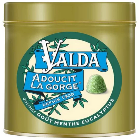 Valda Gomme Menthe Eucalyptus Boîte de 140 g
