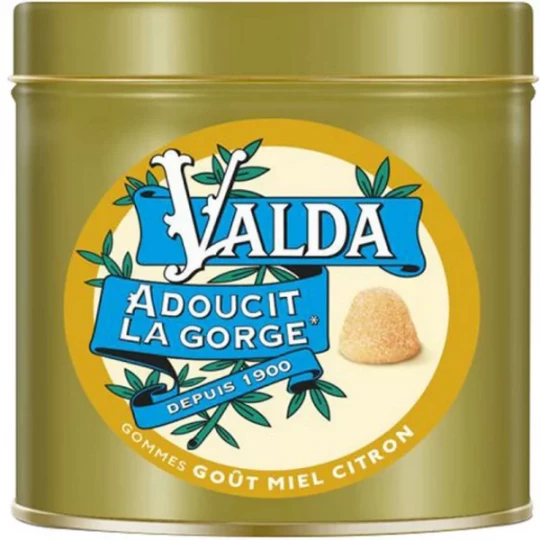 Valda Gommes à Mâcher Miel Citron 140 g