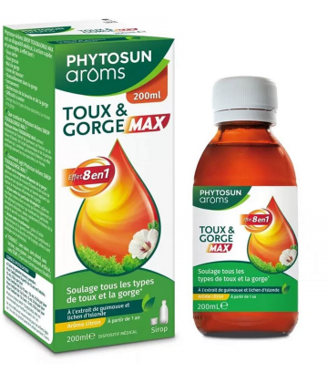 Phytosuns Arôms Toux et Gorge Max Sirop