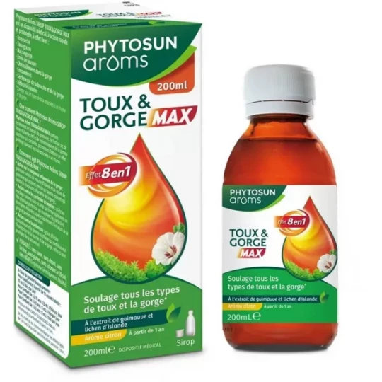 Phytosuns Arôms Toux et Gorge Max Sirop