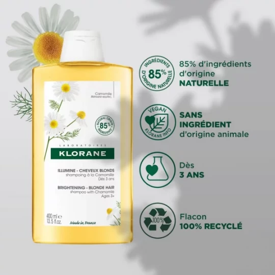 Klorane Shampooing Camomille Bio - image 12