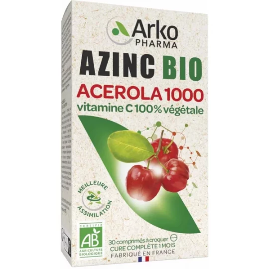 Arkopharma Azinc Bio Acerola 1000 x 30