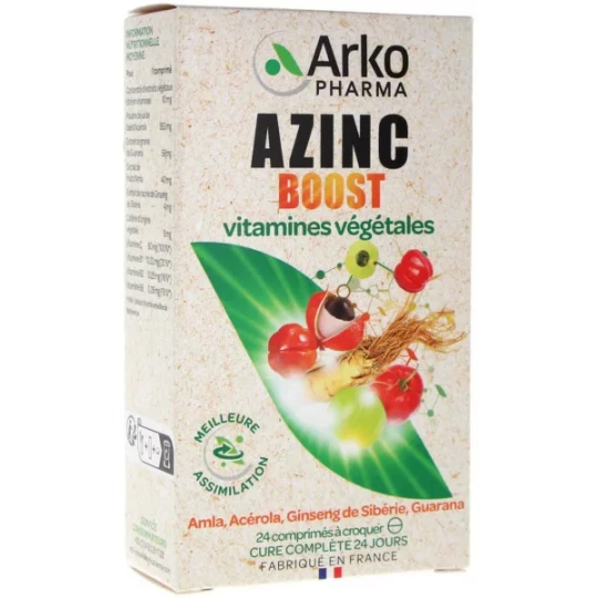 Arkopharma Azinc Naturel Boost x 24