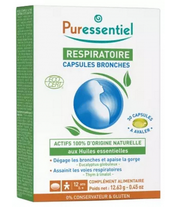 Puressentiel Respiratoire Bio Capsules x 30