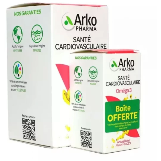 Arkogélules Omega 3 Origine Marine x 180 + 60 Offerts - image 2
