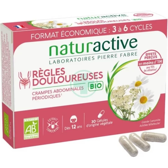 Naturactive Règles Douloureuses Bio Gélules x 30
