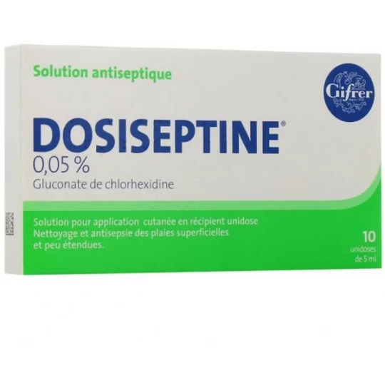 Dosiseptine 0.05% Solution Pour Application Cutanée Unidoses