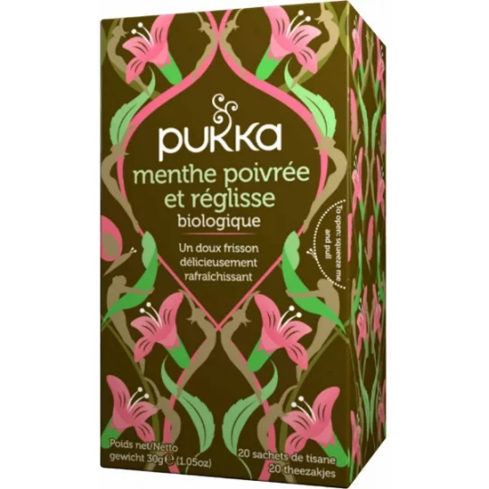 Pukka Infusion Menthe Poivrée et Réglisse x 20