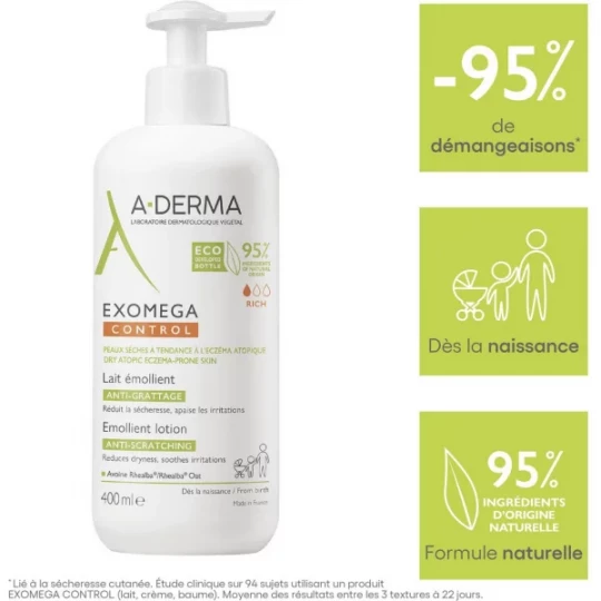 A-Derma Exomega Control Lait Emollient Anti-Grattage - image 13