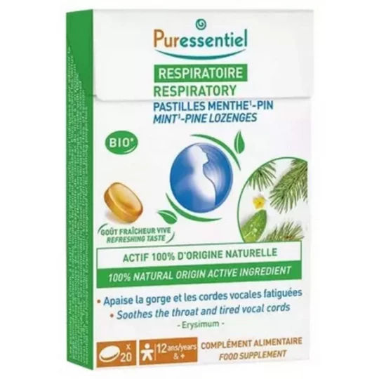 Puressentiel Respiratoire Pastilles x 20