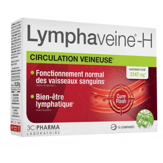 3C Pharma Lymphaveine-H Comprimés x 15
