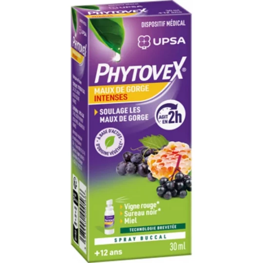 UPSA Phytovex Maux de Gorge Intense Spray 30 ml
