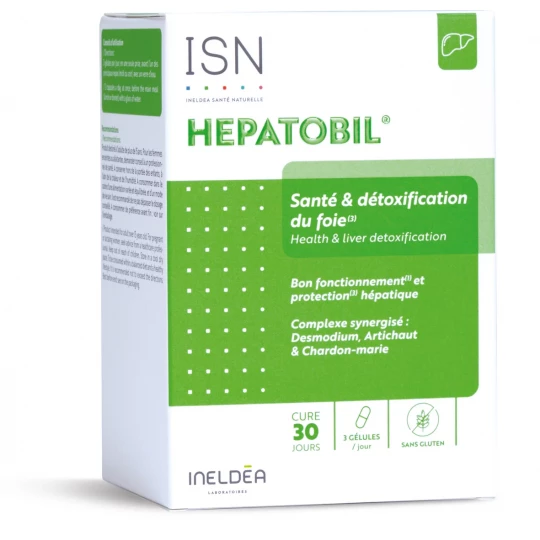 Hepatobil Ineldea Détoxification Du Foie Gelules x 90