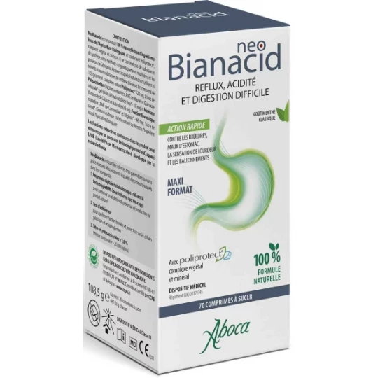 Aboca Neobianacid Comprimés à Sucer x 70