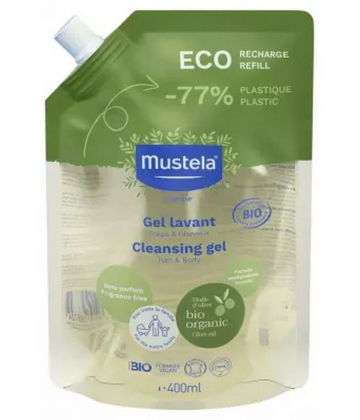Mustela Éco-Recharge Gel Lavant Bio 400 ml