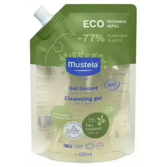 Mustela Éco-Recharge Gel Lavant Bio 400 ml
