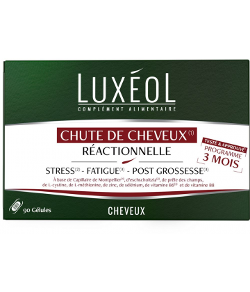 Luxéol Chute de Cheveux Réactionnelle Gélules x 90
