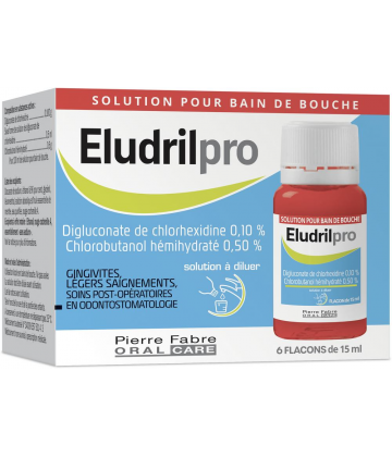 EludrilPro Bain de Bouche 6 x 15 ml